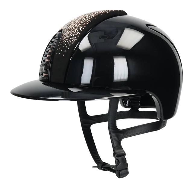 Veiligheidshelm KEP Italia Cromo 2.0 Polish Suède Rosegold Polo Zwart