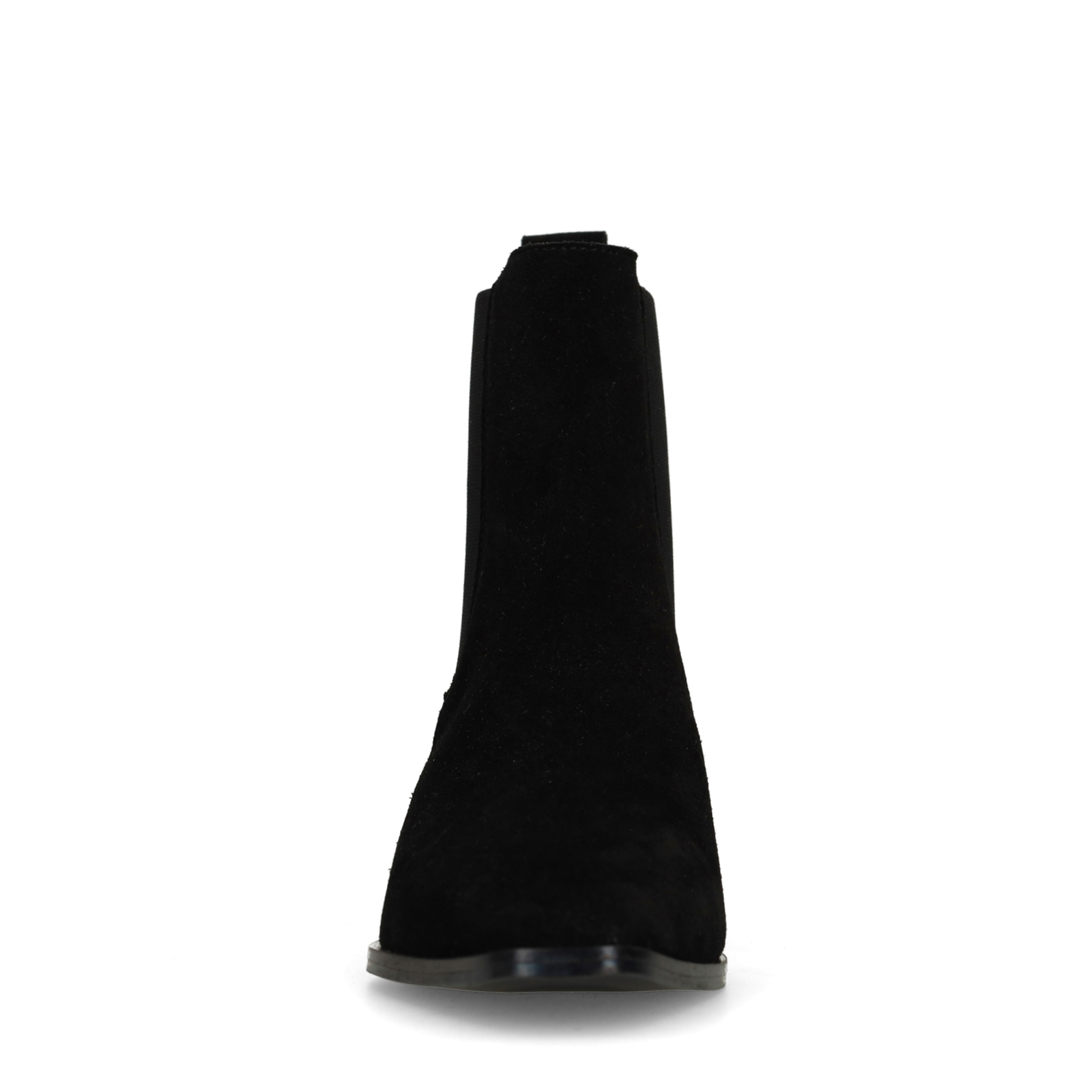 Zwarte suède chelsea boots