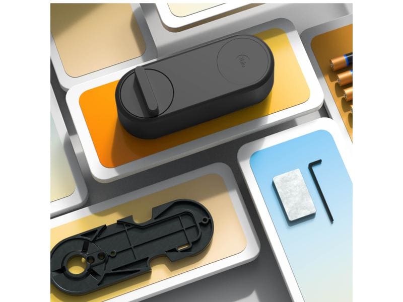 Yale Linus Smart Lock EU Schwarz Smart Türschloss für 17 mm EURO Schlosszylinder