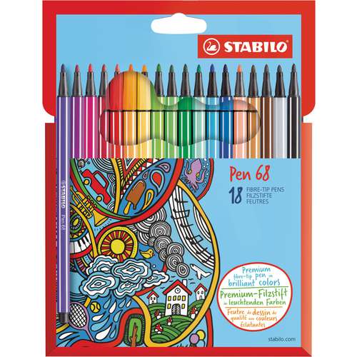 STABILO® Pen 68 Fasermaler Set