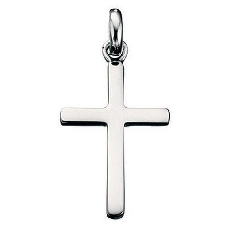 Collier croix et sa Chaine de 51 cm en argent 925/1000