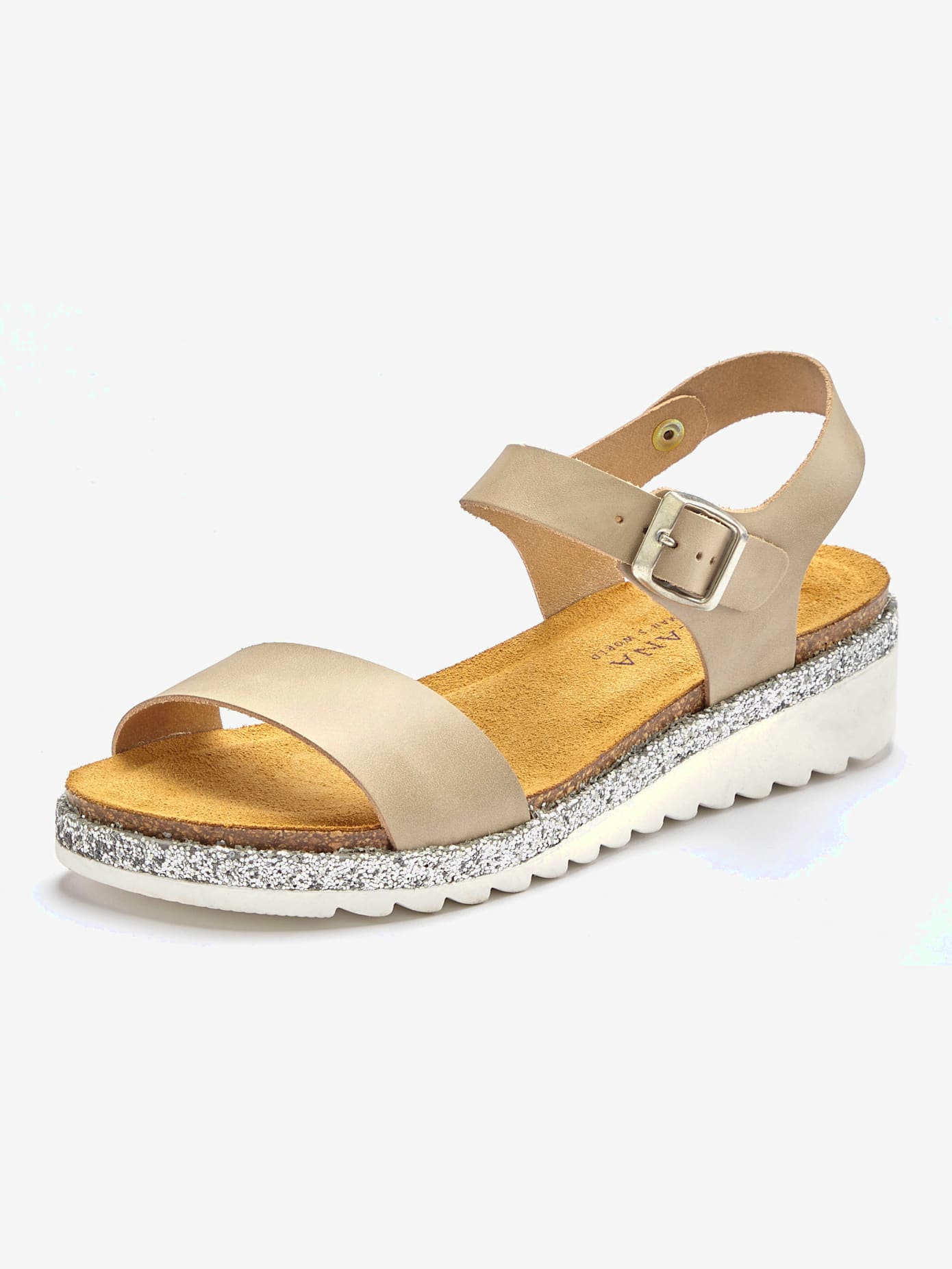 Sandales à brides cuir de qualité