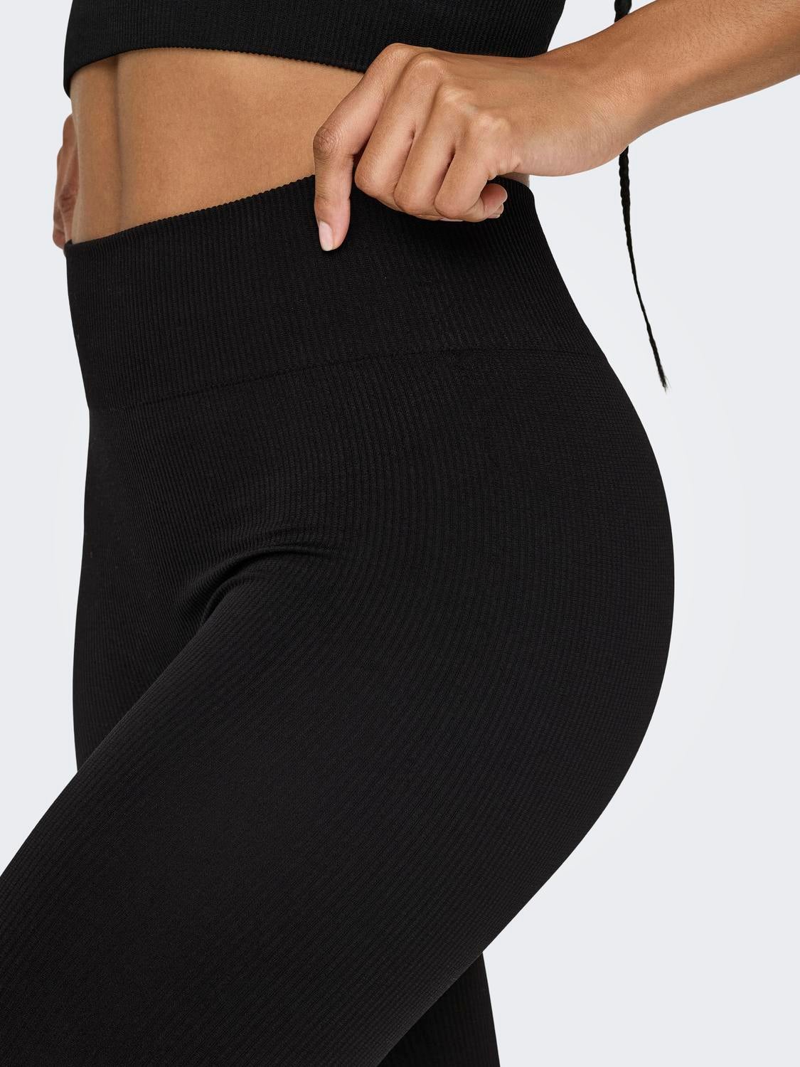 ONPJAIA Hohe Taille Enger Schnitt Sportleggings Black