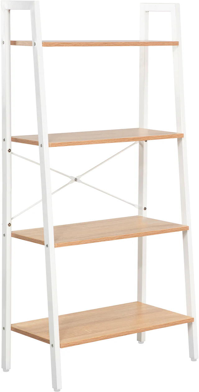 Home affaire Aktenregal »COWELL, Bücherregal,« asymetrisches Metallgestell, 64x130,5 cm, FSC®-zertifiziert