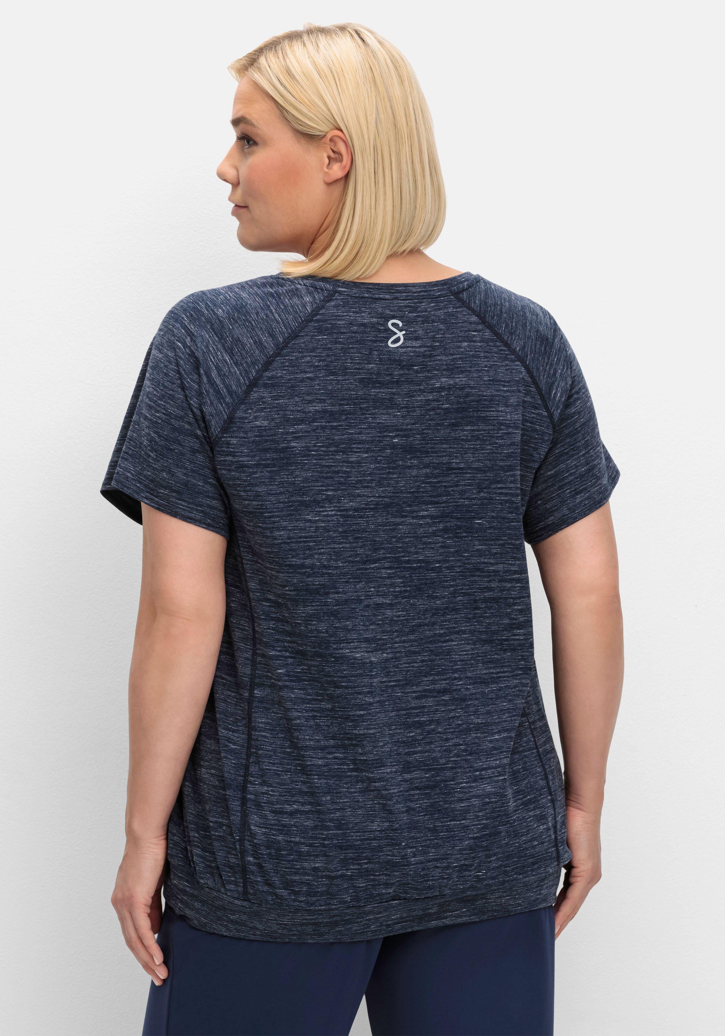 Funktionsshirt im Oversized-Schnitt, mit Saumbündchen