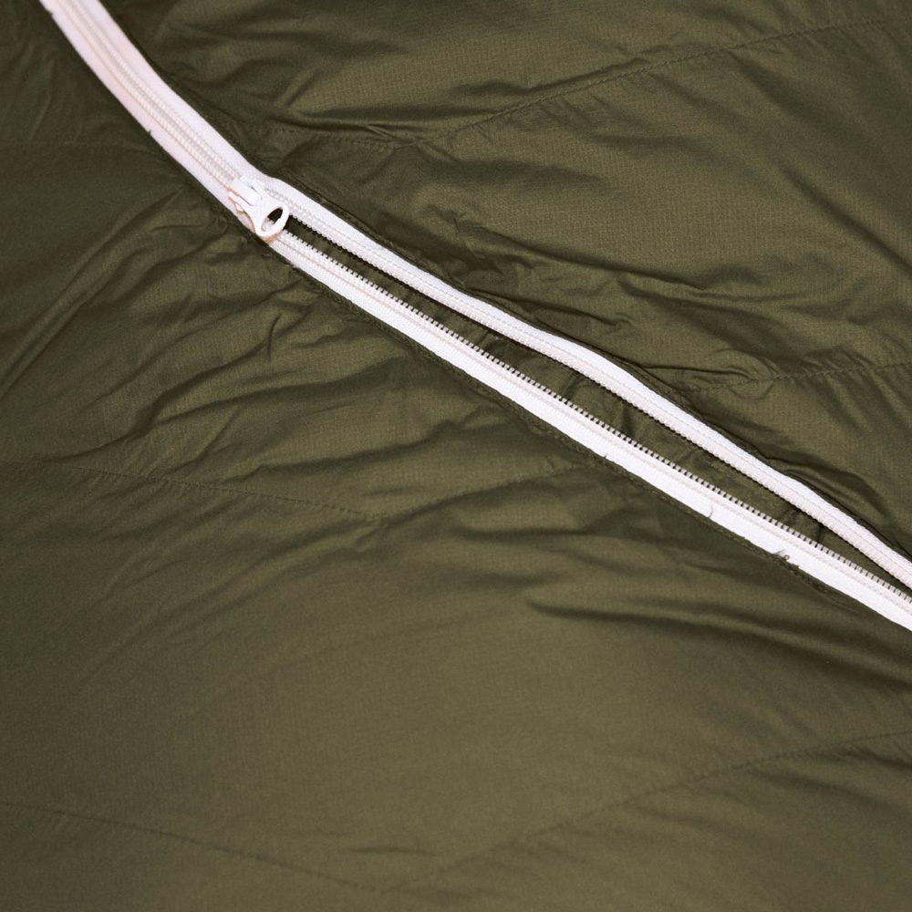 Grüezi Bag Biopod DownWool Ice CompostAble Schlafsack moss green