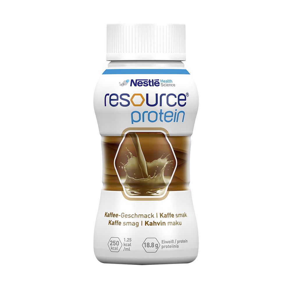 resource® protein Kaffee | Hochkalorische Trinknahrung, reich an Eiweiß | Aufbaukost bei Mangelernährung