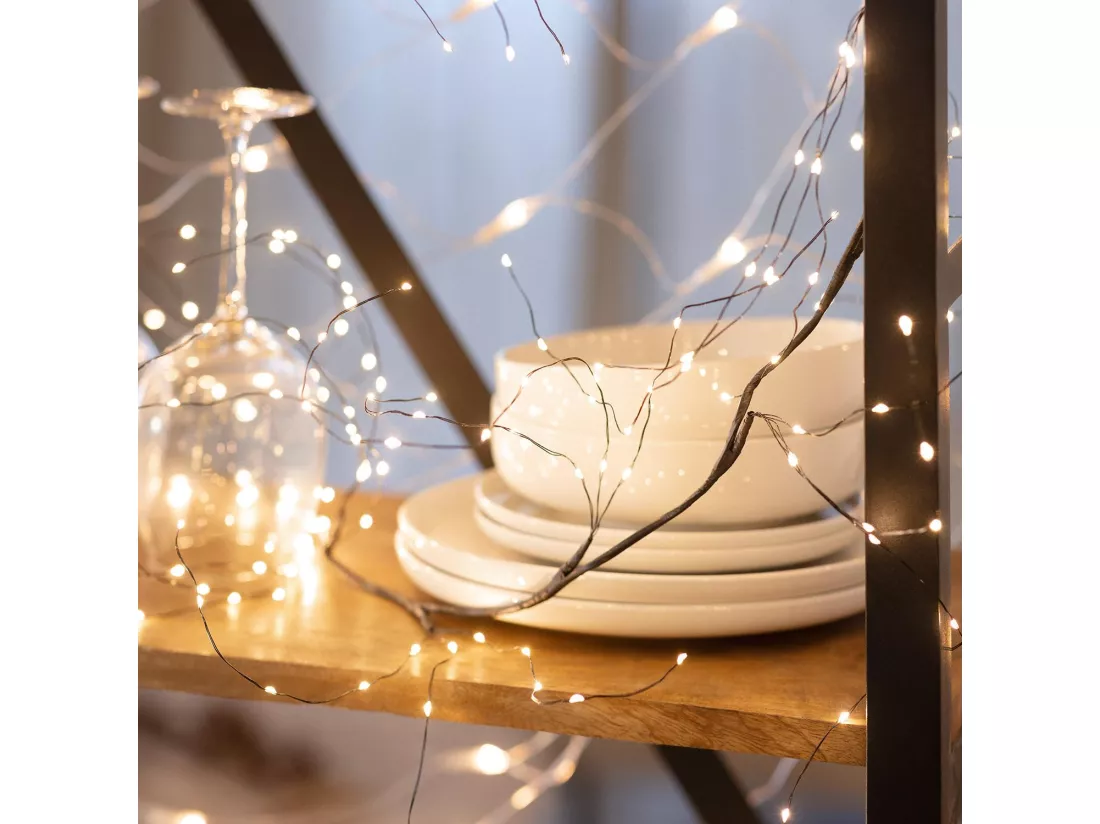 Guirlande Extérieure LED Tawi 1.5m 3000K Blanc chaud