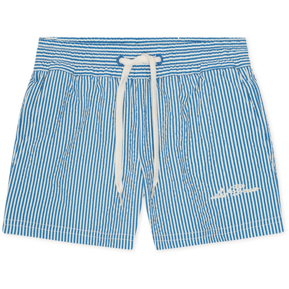 Køb Les Deux Kids Palace Blue Stan Stripe Swim Shorts