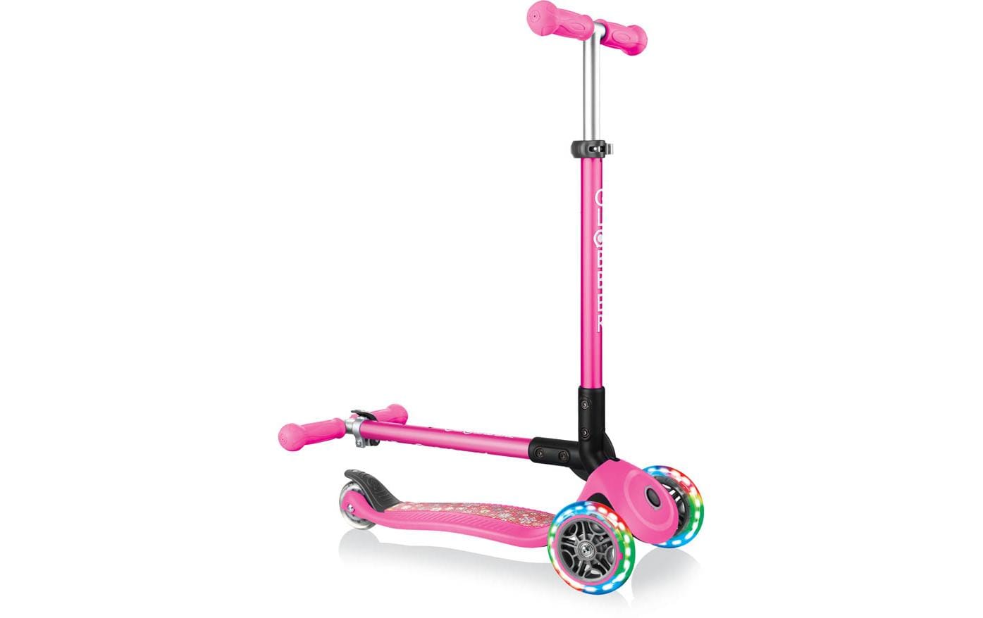Scooter Primo Foldable Fantasy Lights PinkFaltbares Kickboard