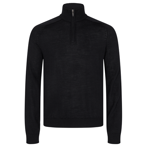 Bruun & Stengade Pelle Striktrøje, Black, L