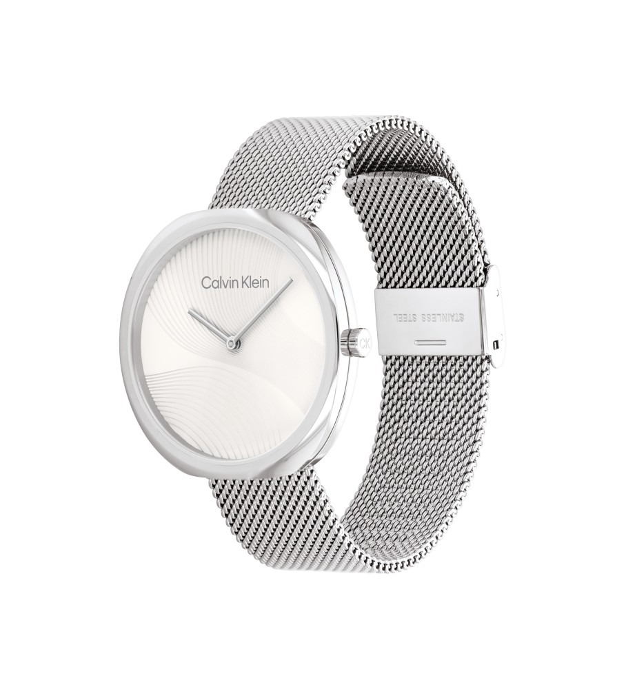 Relógio analógico Calvin Klein Sculpt, branco