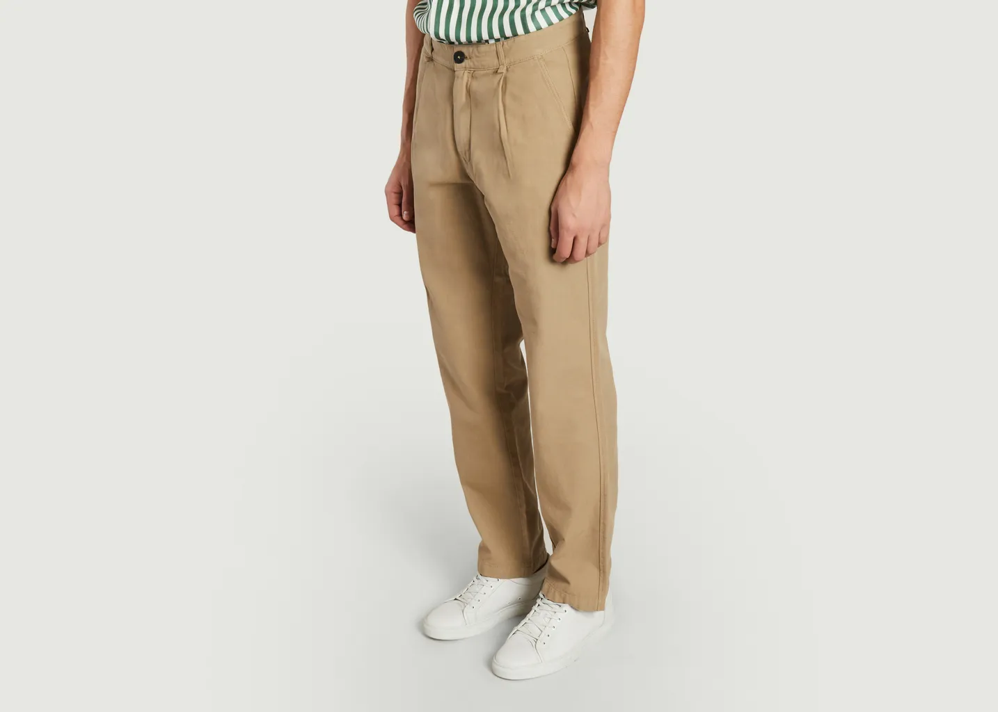 Pantalon droit en coton Adri Drill Homecore