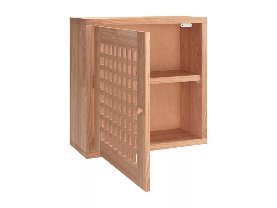 Armoire murale 42x18x42 cm Bois massif de noyer