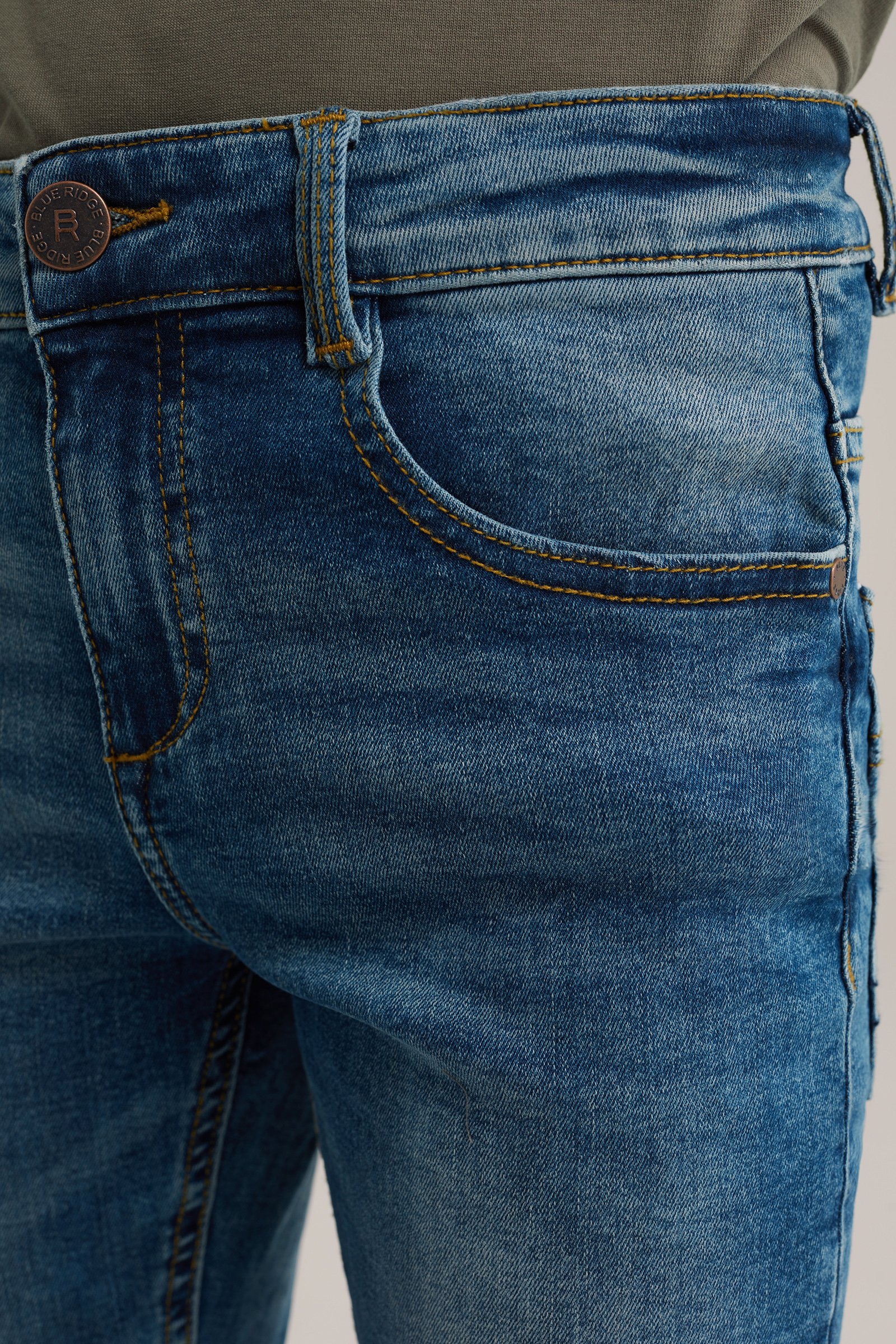 Jongens skinny fit jeans met stretch Blue Ridge Blauw