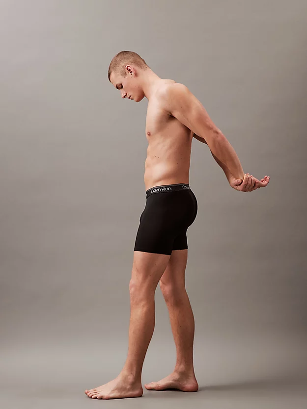 Cuecas Boxer Compridas e Justas - Microelasticidade e Absorção de Calor