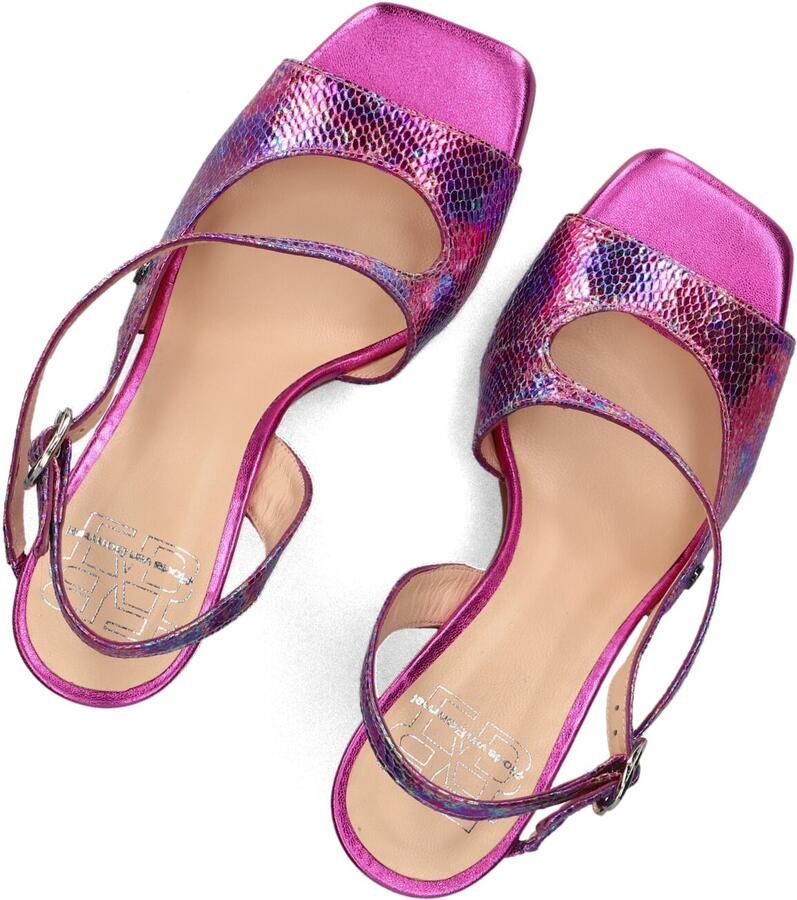FLORIS VAN BOMMEL Sandalen met Hak Dames Sfw-90065 Tami Maat: 39 Materiaal: Leer Kleur: Roze