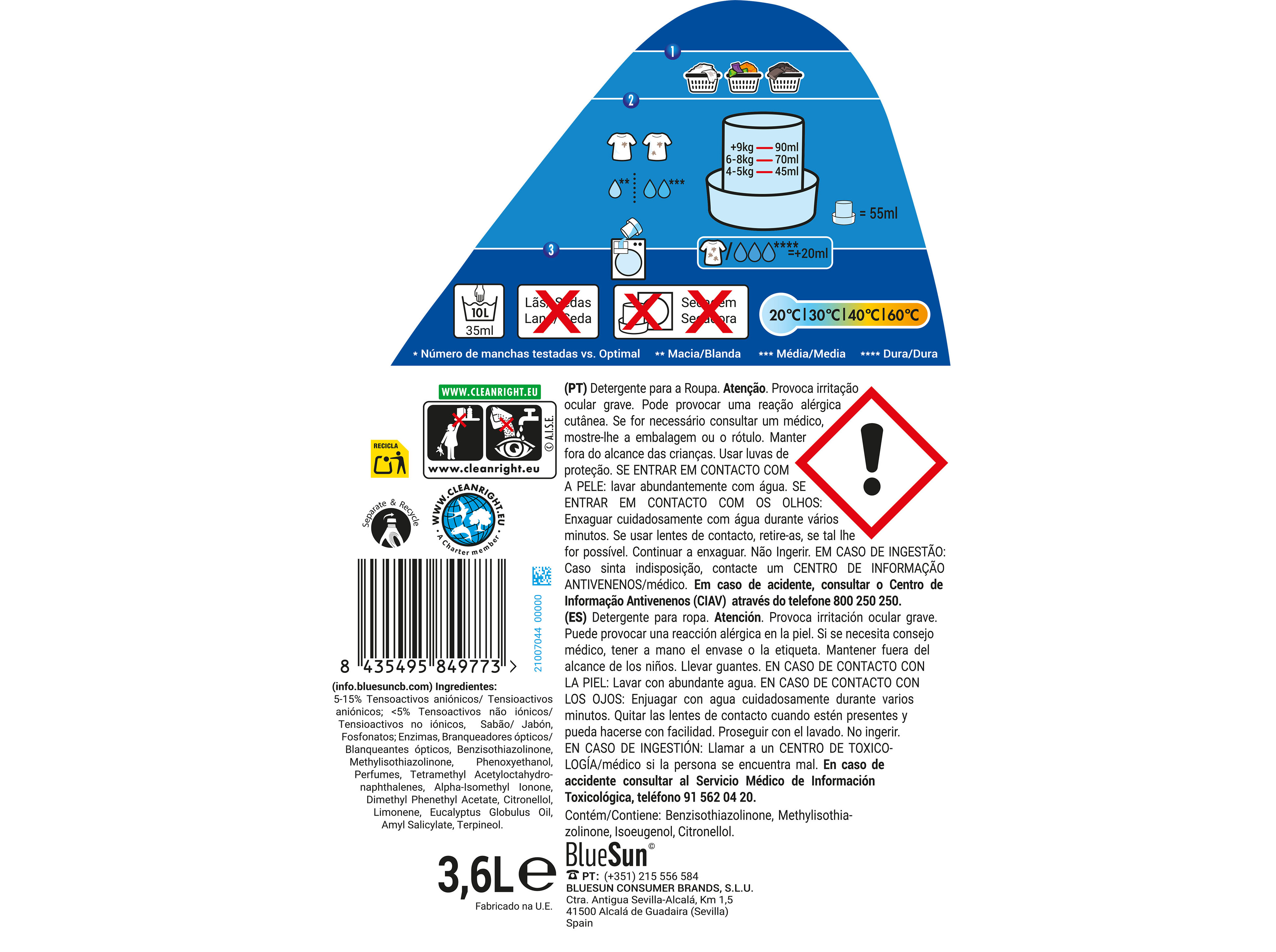 DETERGENTE MÃQUINA ROUPA LÃQUIDO A  OXI CLEAN 80D