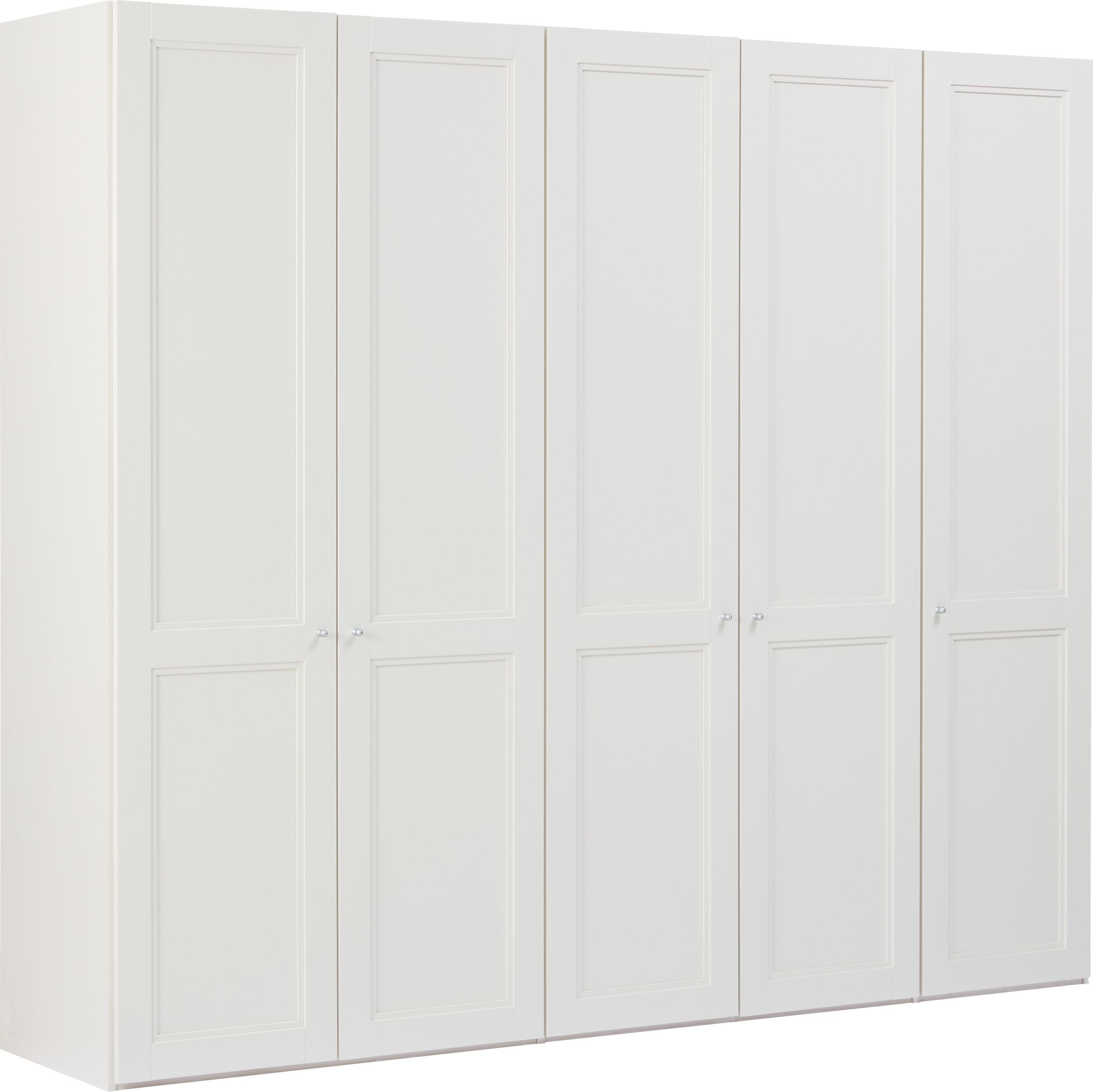 MODUL Drehtürenschrank - Creme / B: 253.0 cm x T: 58.0 cm x H: 220.0 cm