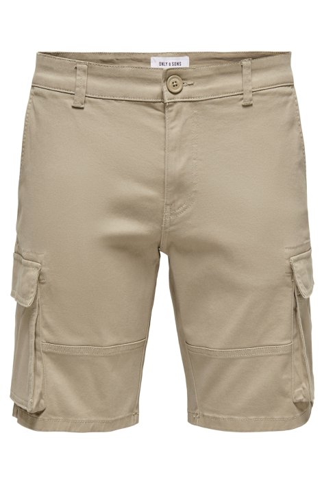 Only & Sons camel heren korte broek