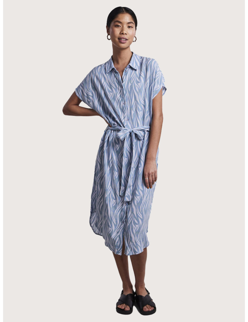 PIECES ROBE CHEMISE NYA IMPRIMÉ BLEU