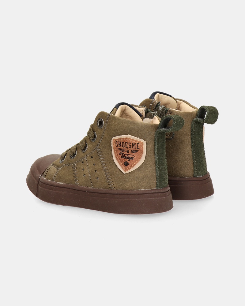 Shoesme Veterboots  - groen