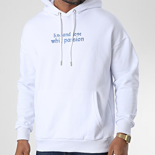 Sweat Capuche 22-K048 Blanc