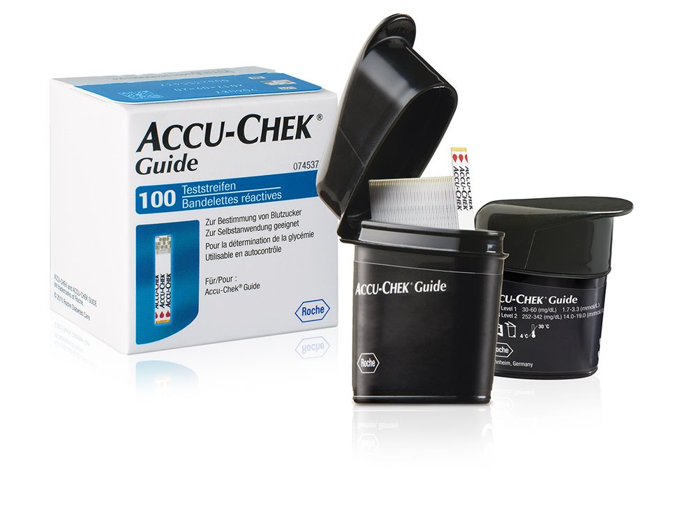 ACCU-CHEK Guide Teststreifen<br>2 × 50 Stück