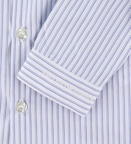 Emporio Armani Hemd - Weiß/Blau Gestreift