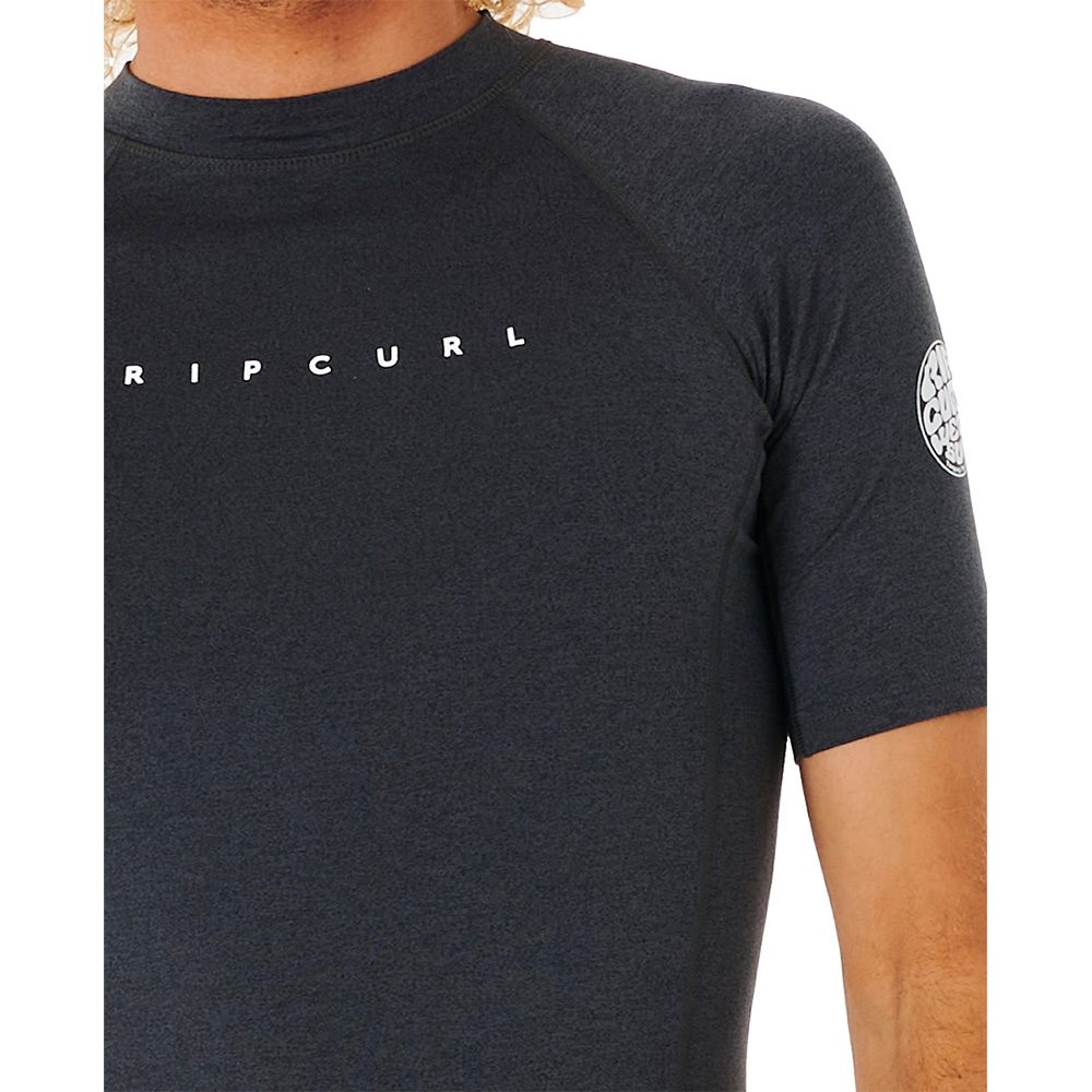 Rip Curl Dawn Patrol Performance UV-Shirt Herren black marled