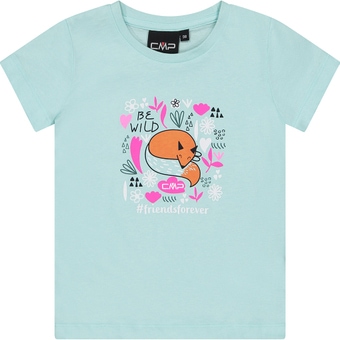 CMP Girls Cotton Organic T-Shirt Opale Kinder