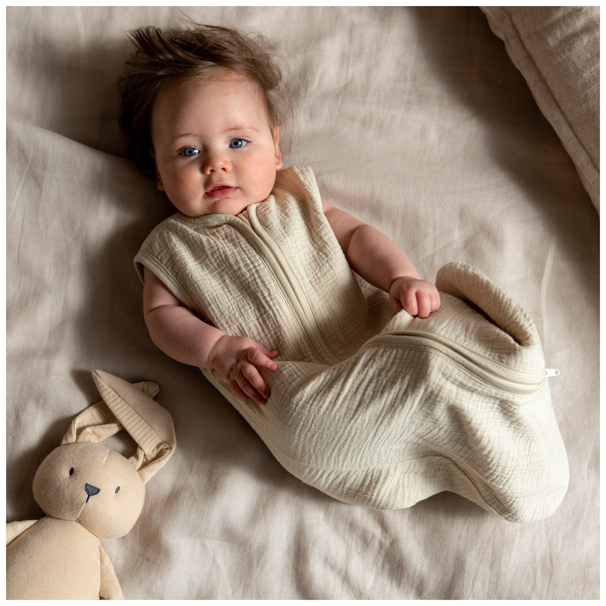 Prénatal slaapzak Mousseline beige
