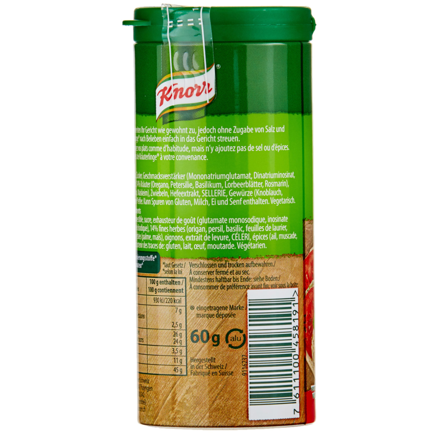 Knorr Kräuterlinge Gewürzmischung Italienische Kräuter