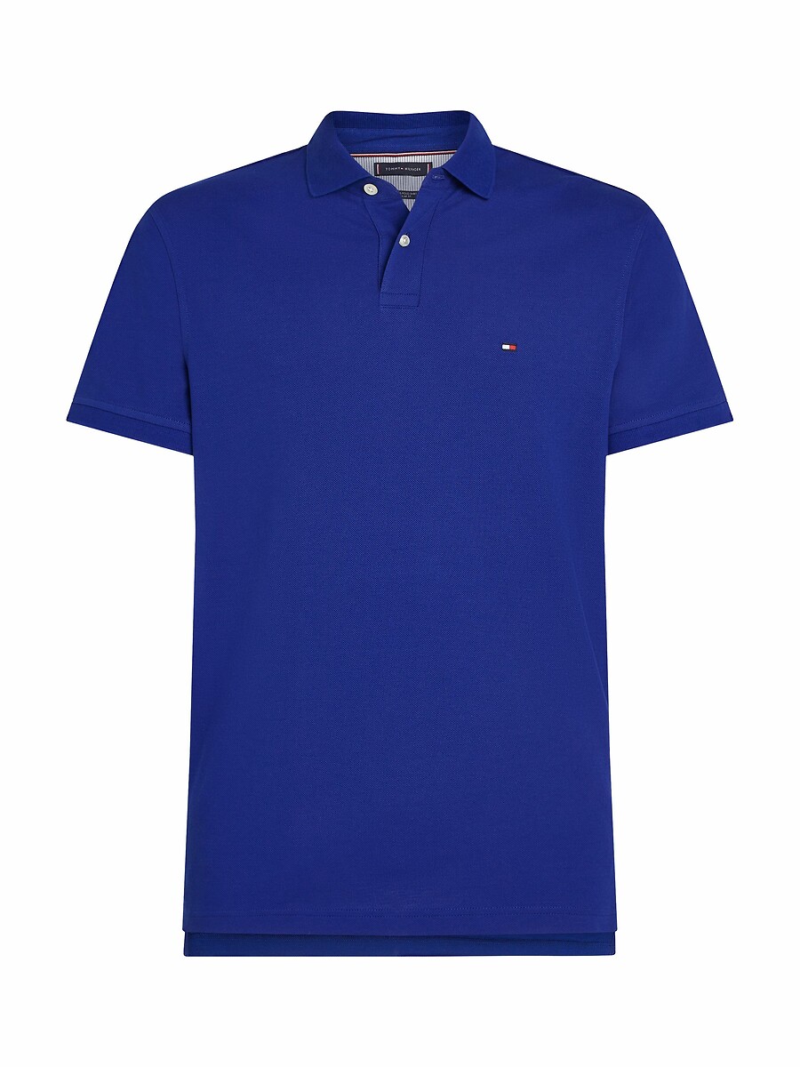 TOMMY HILFIGER<br>Polo reta e elástica, 2 botões