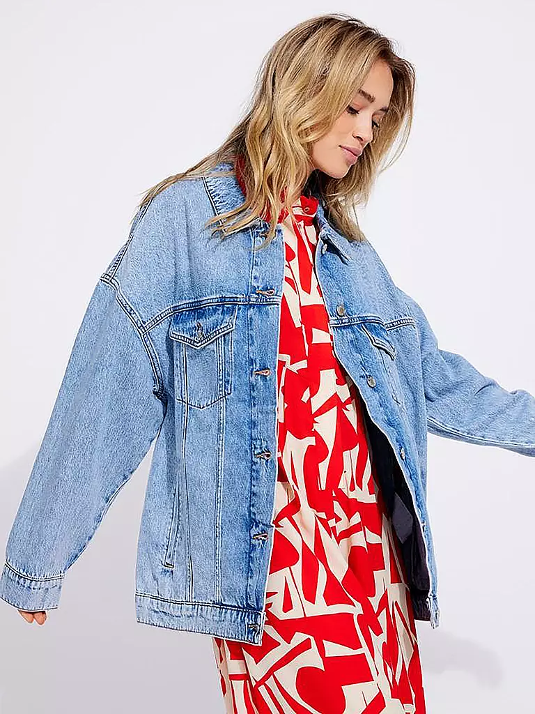 ONLY Jeansjacke ONLFANCY hellblau