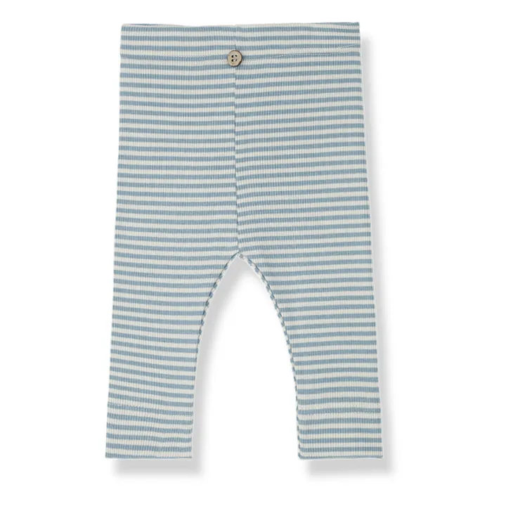 1+ in the family Legging Cora Rayé | Bleu Vert
