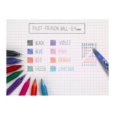 Pilot Frixion Ball - Roller effaçable - 0,5 mm - rouge