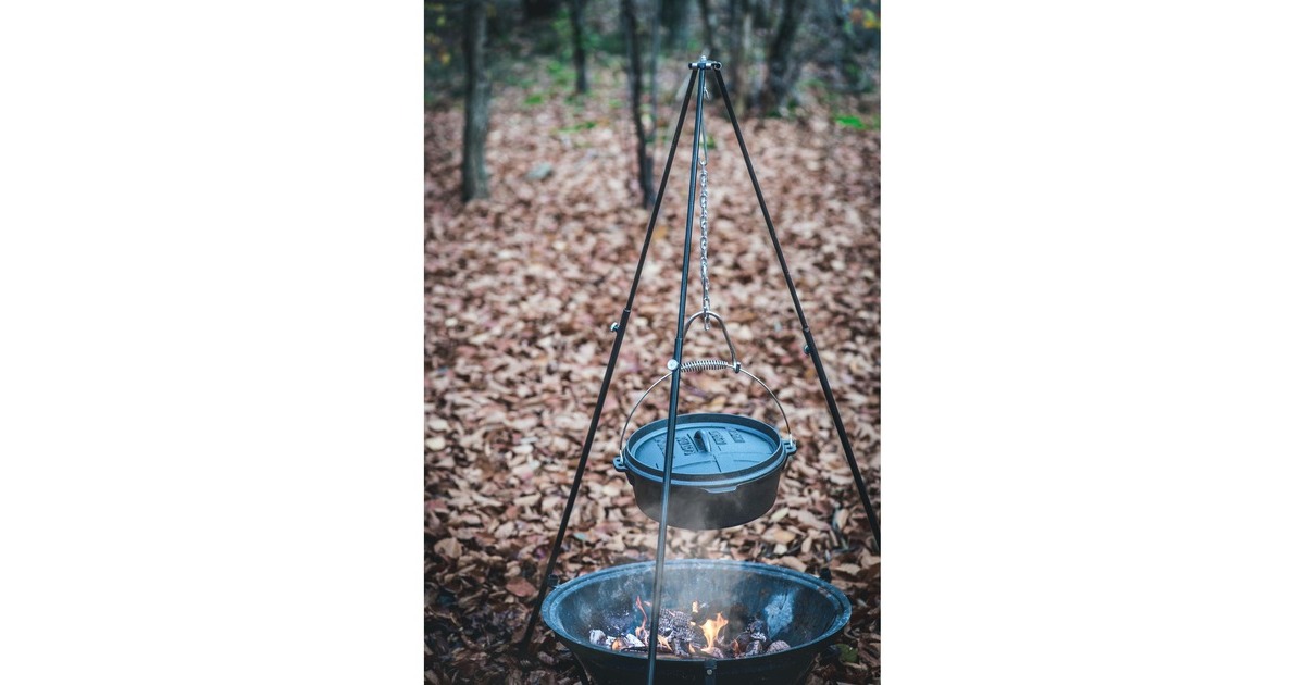 The WindmillDutch Oven 6 Qt zonder pootjes kookpan  (Zwart, Ø 31,5 cm | 5.9 liter)