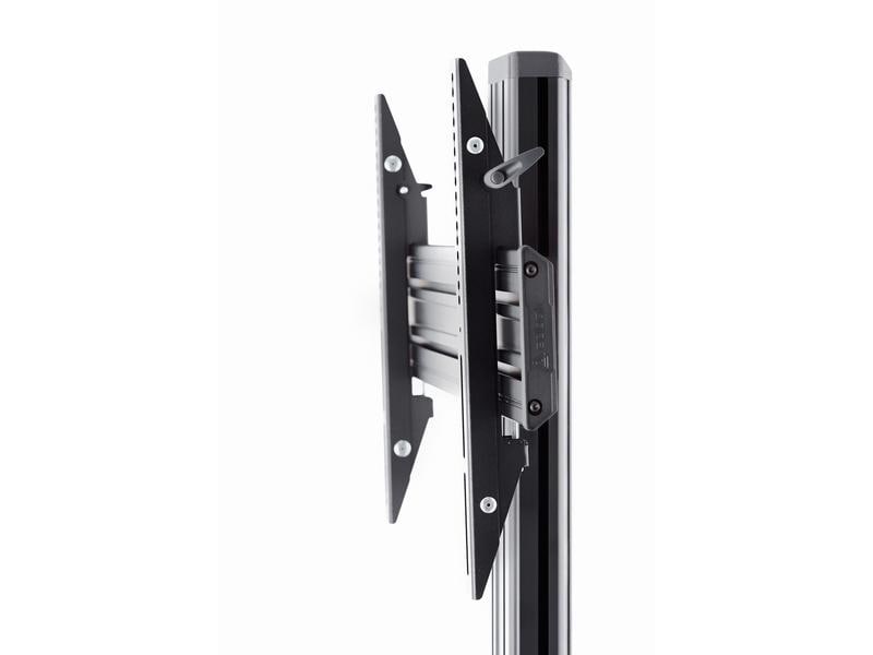 Edbak TV-Trolley TRV100 Schwarz Display Trolley, Tragkraft 70 kg, Vesa 100 x 100 bis 600 x 400, Neigbar