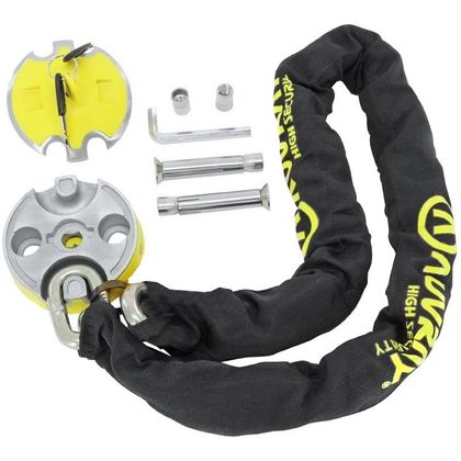 Antivol Auvray CHAINE MOTO XTREM PROTECT DIAMETRE 13.5 LONGUEUR 100 AVEC POINT D'ANCRAGE Universel