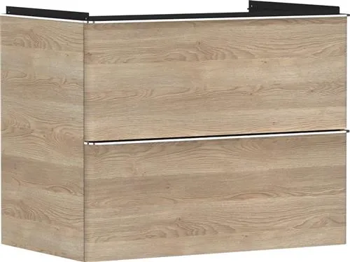 hansGrohe Xelu Q vaskeskab 780/475 2sk, naturlig eg