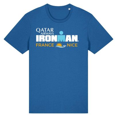 T-Shirt Manches Courtes Ironman France Nice Bleu Royal Homme