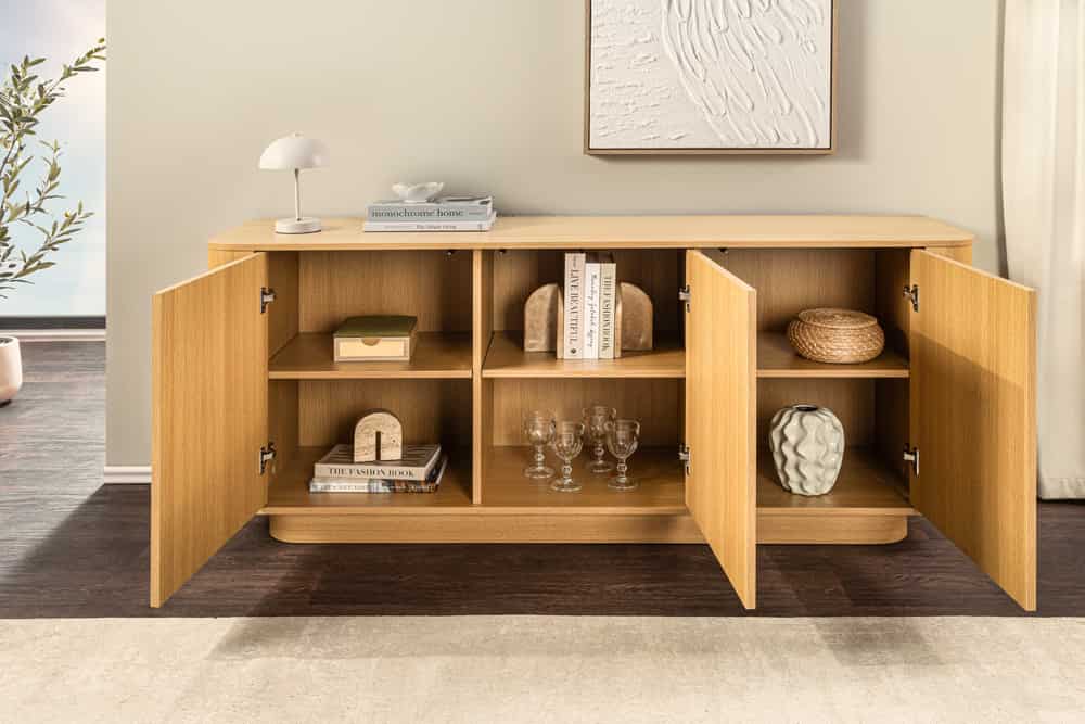 Modernes Sideboard VALHALLA WOOD 160cm natur Eichenholz Kommode