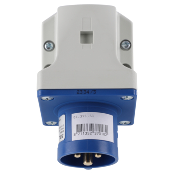 CEE Stopcontact 3-polig 230 V Grijs