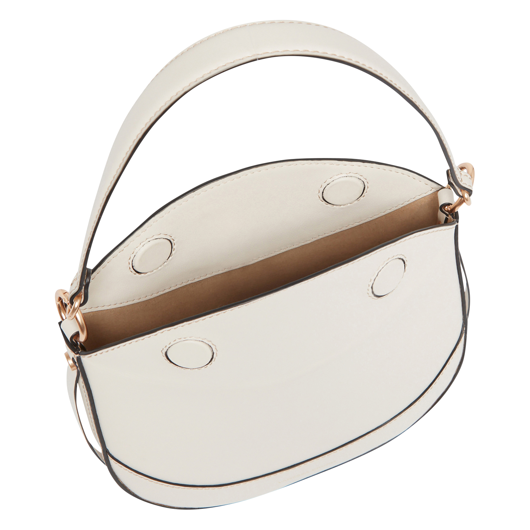 MINI DAILY - Sac épaule en cuir | Blanc