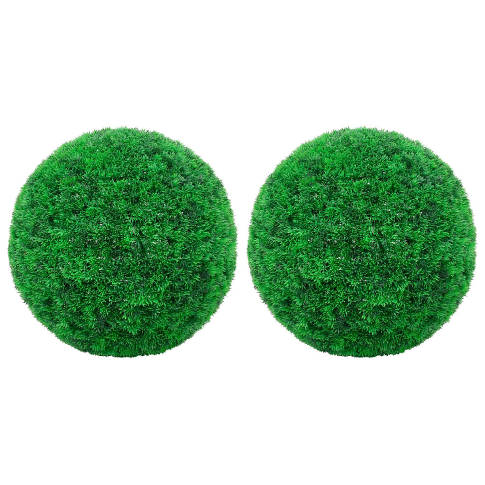 Boules de buis artificielles 2 pcs 35 cm