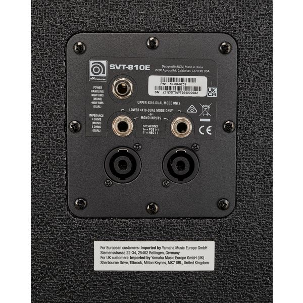 Ampeg SVT-810E Bassbox