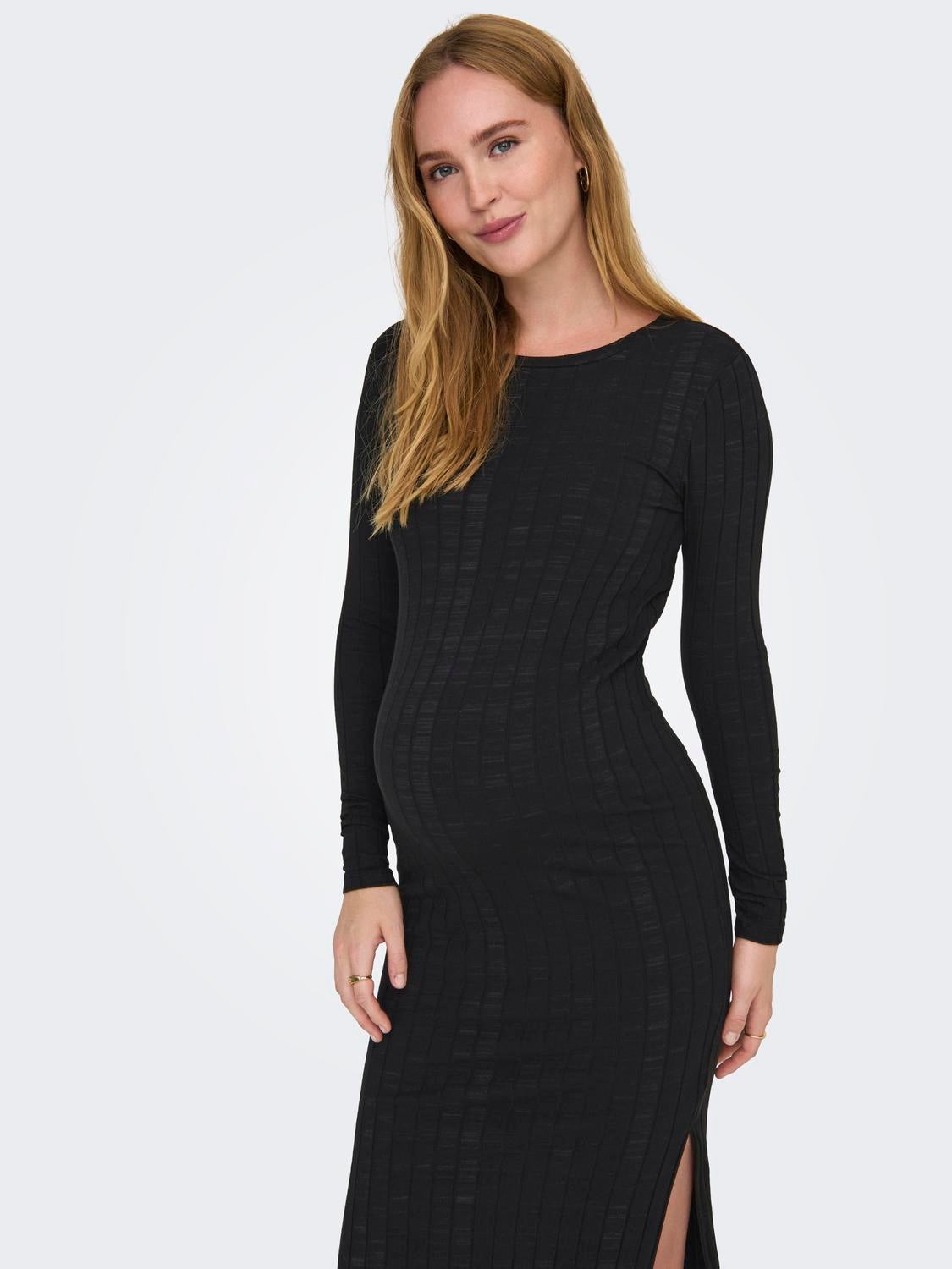 OLMALEJANDRA Midikleid Black