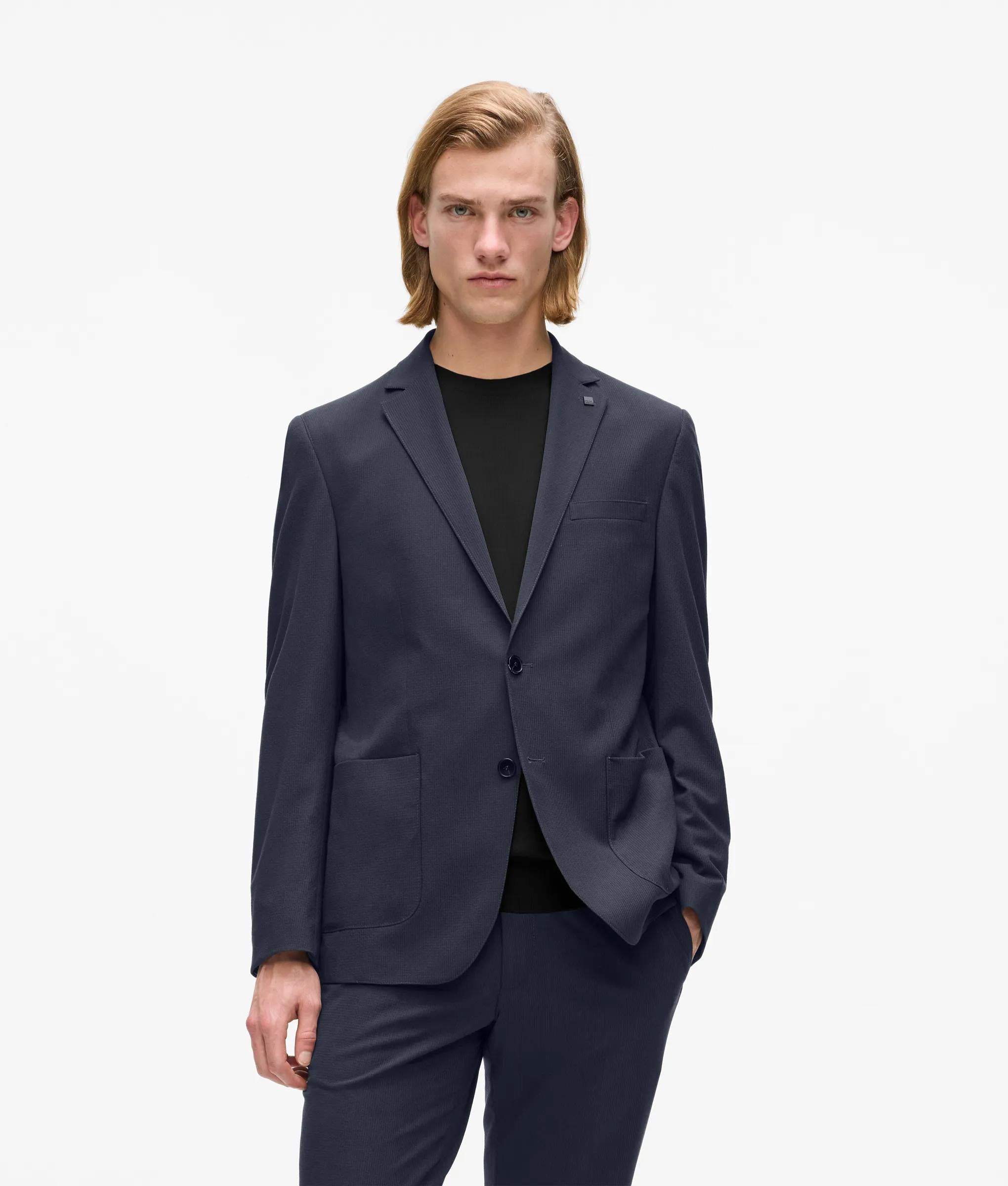 Blazer met patch-zakken