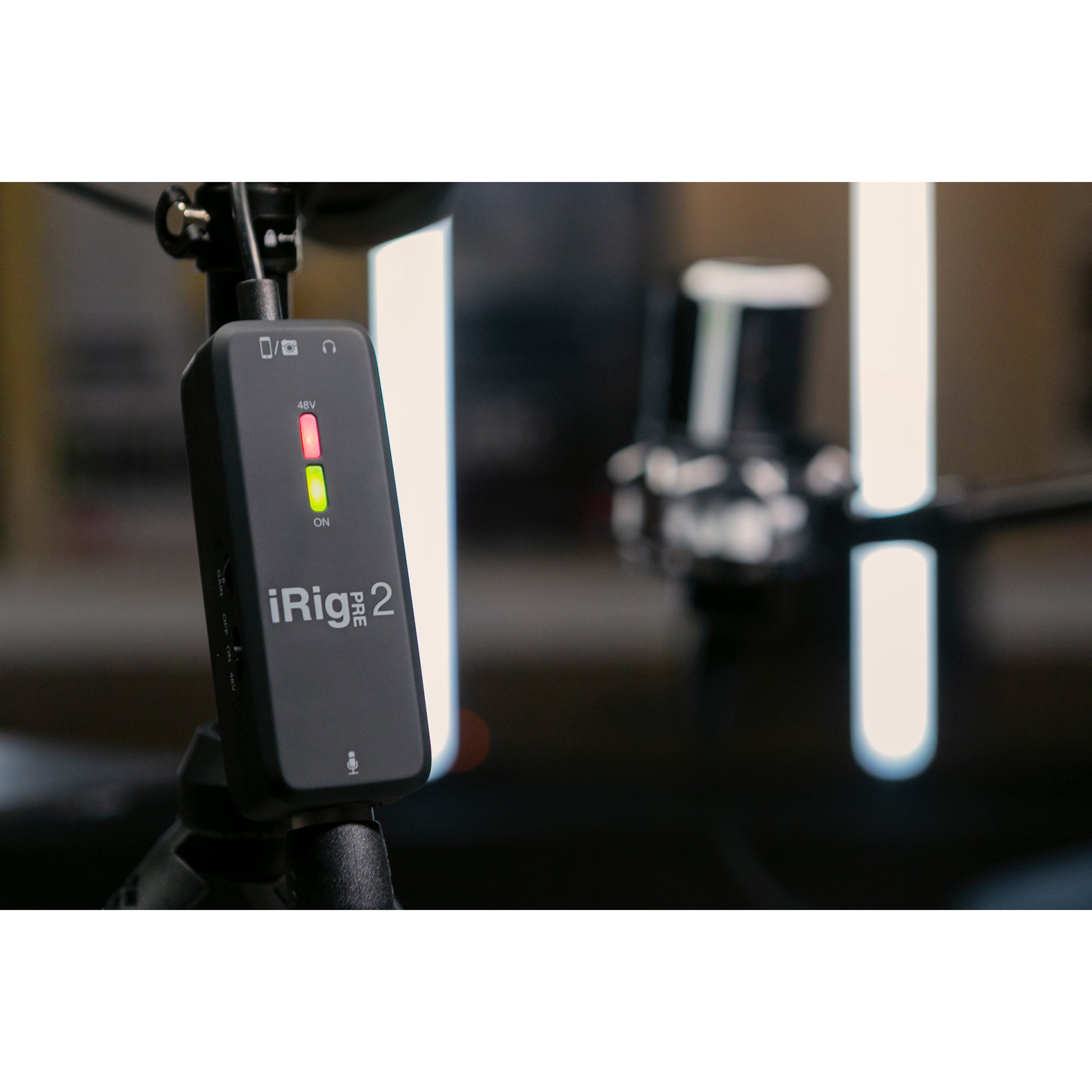 IK Multimedia iRig Pre 2 microfoon interface/preamp voor iOS en Android